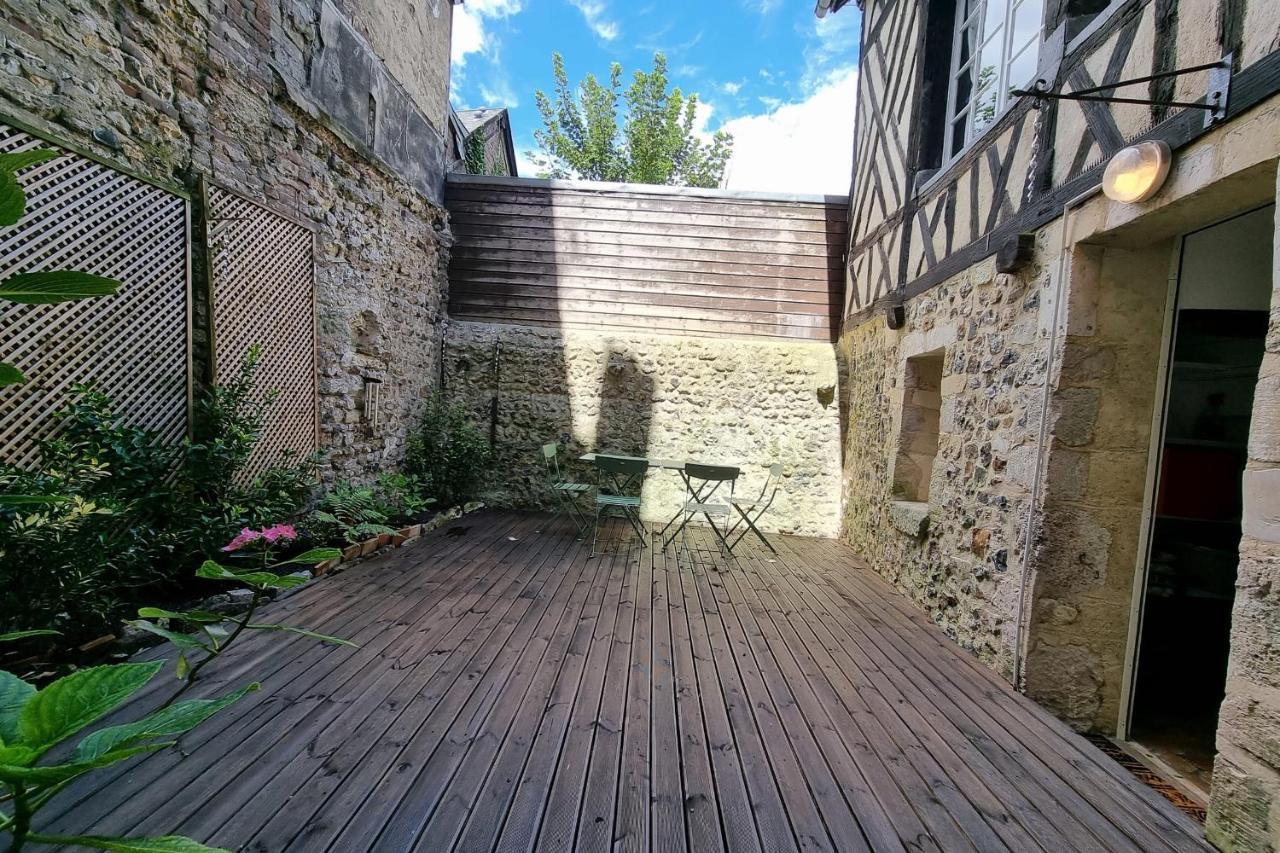 La Terrasse Notre Dame - Character House - 4P - Center Honfleurヴィラ エクステリア 写真