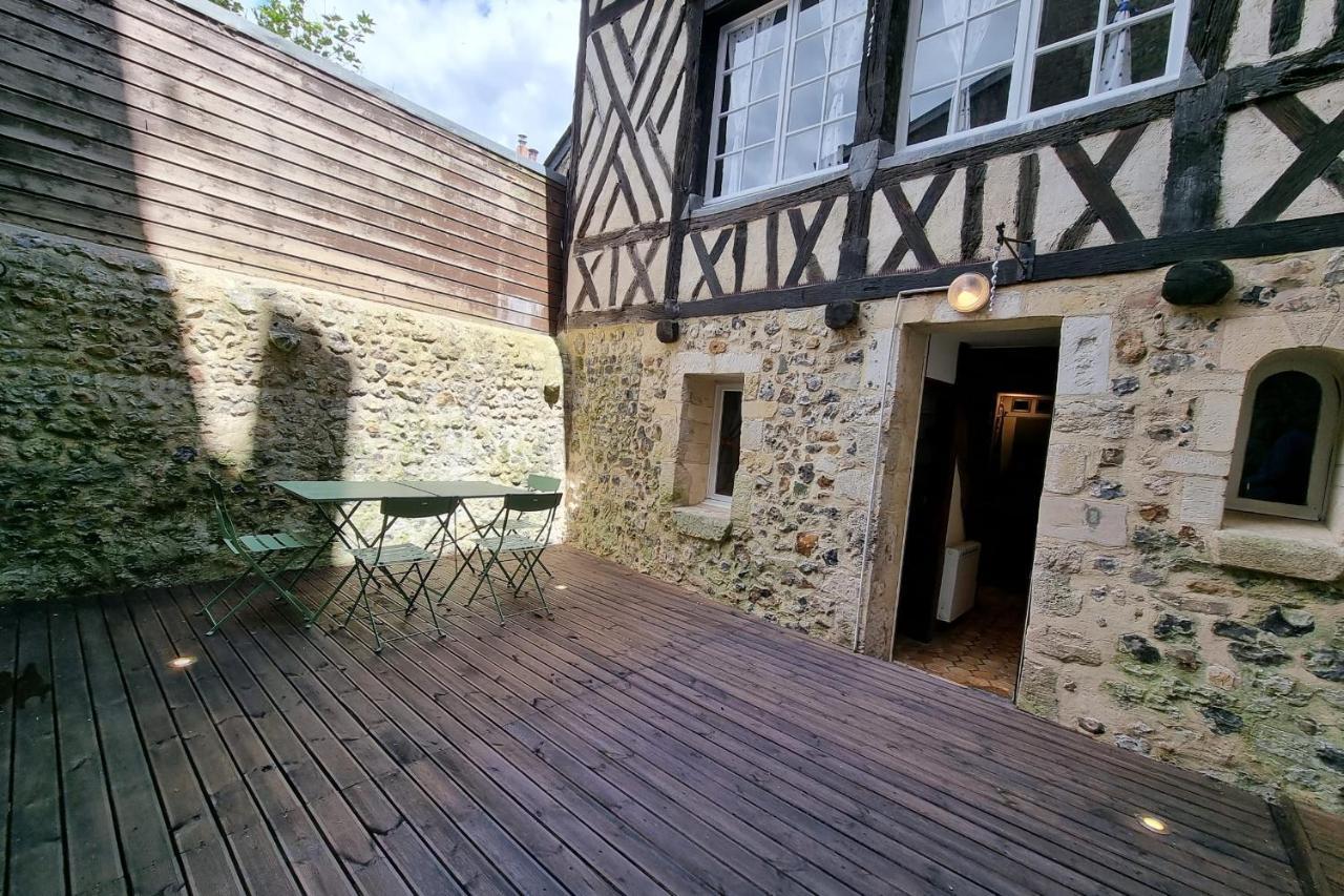 La Terrasse Notre Dame - Character House - 4P - Center Honfleurヴィラ エクステリア 写真